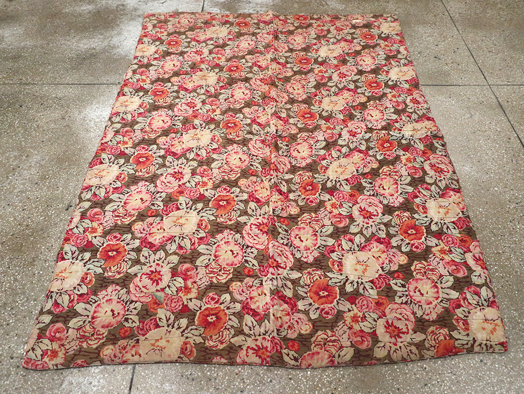 Vintage American Quilt Rug, No.12783 - Galerie Shabab