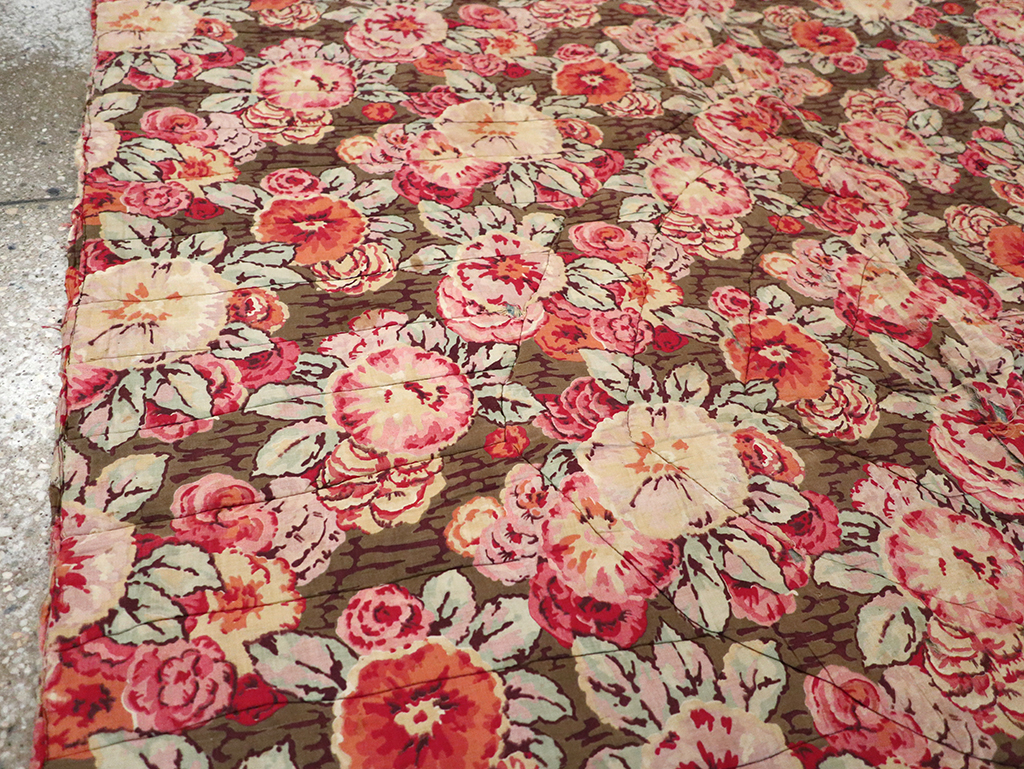 Vintage American Quilt Rug, No.12783 - Galerie Shabab