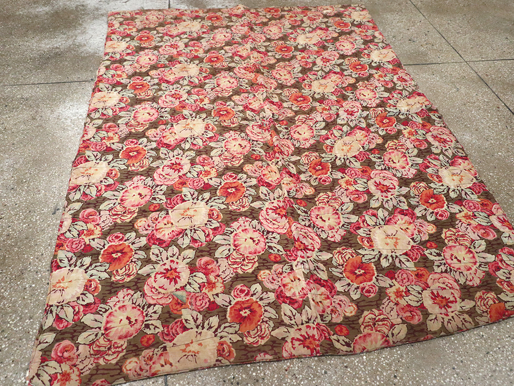 Vintage American Quilt Rug, No.12783 - Galerie Shabab