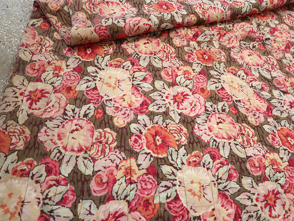 Vintage American Quilt Rug, No.12783 - Galerie Shabab