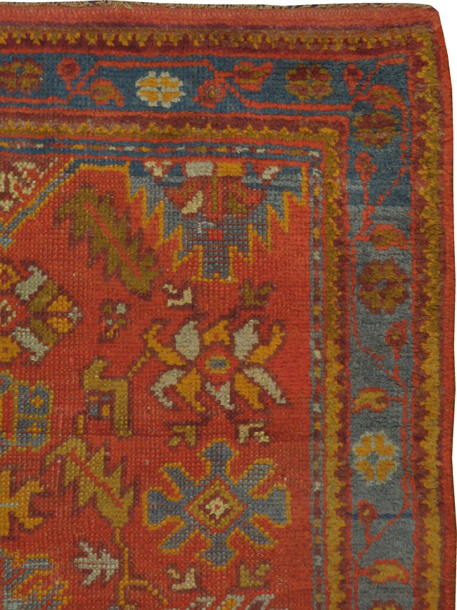 Antique Oushak Rug, No.12807 - Galerie Shabab