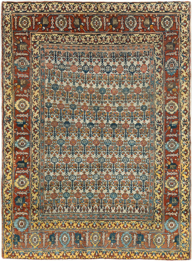 Antique Persian Tabriz Rug, No.12817 - Galerie Shabab