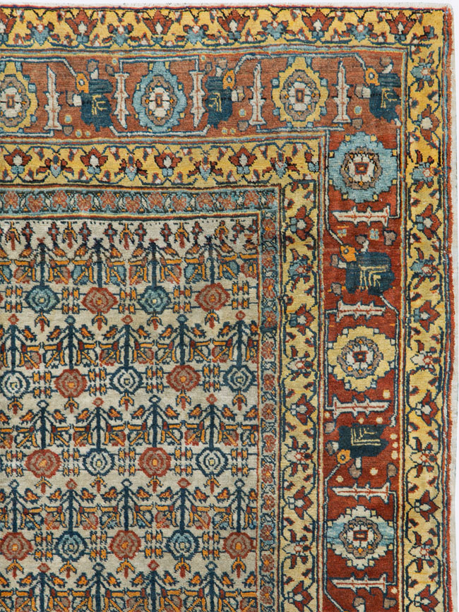 Antique Persian Tabriz Rug, No.12817 - Galerie Shabab