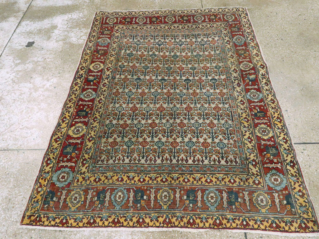 Antique Persian Tabriz Rug, No.12817 - Galerie Shabab