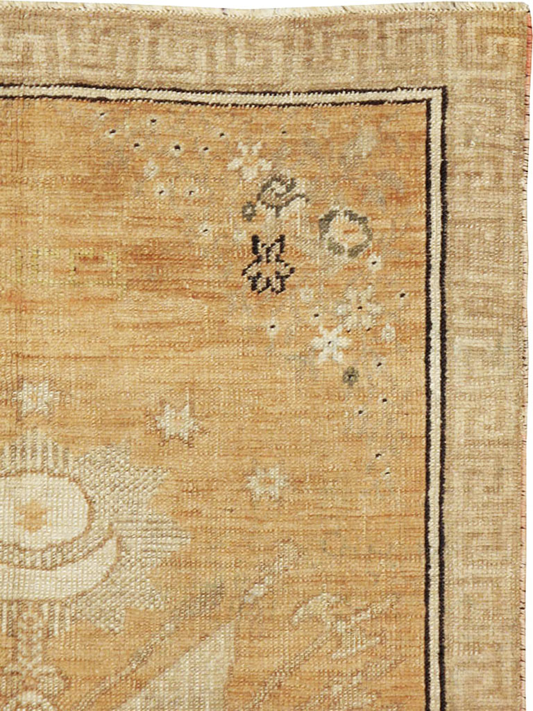 Antique Turkish Oushak Rug, No.12834 - Galerie Shabab