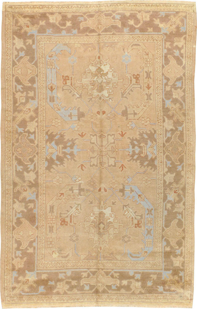 Antique Turkish Oushak Rug, No.12879 - Galerie Shabab