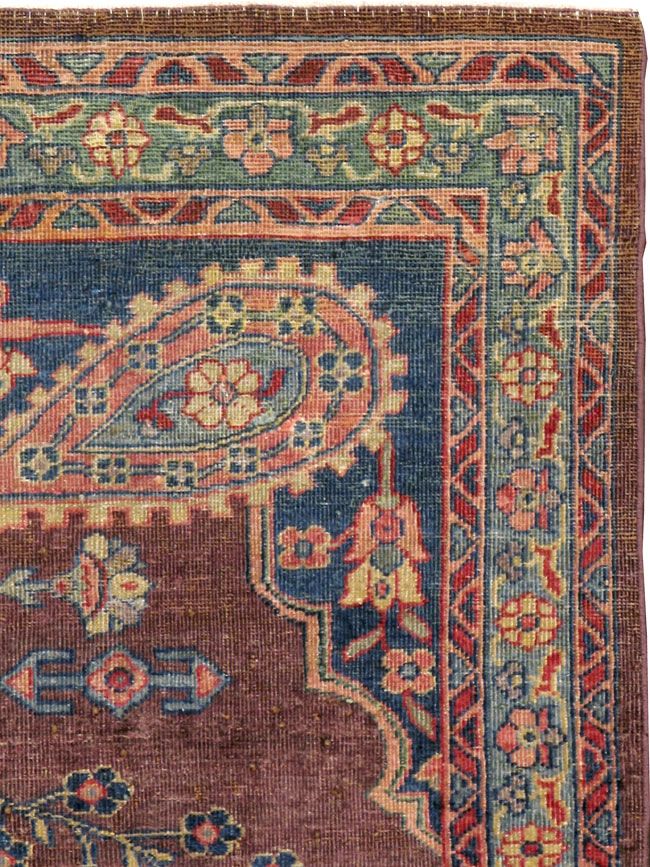 Antique Persian Mahal Rug, No.12911 - Galerie Shabab