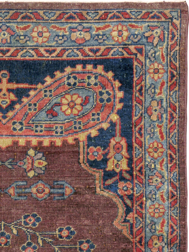Antique Persian Mahal Rug, No.12911 - Galerie Shabab