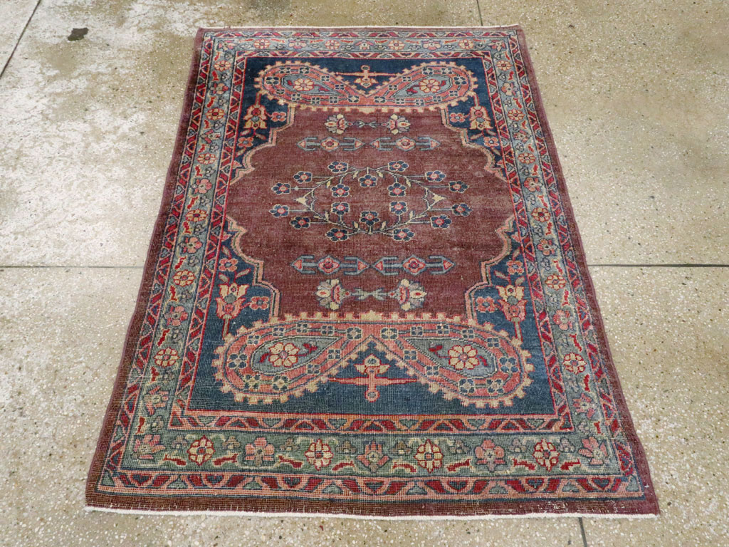 Antique Persian Mahal Rug, No.12911 - Galerie Shabab