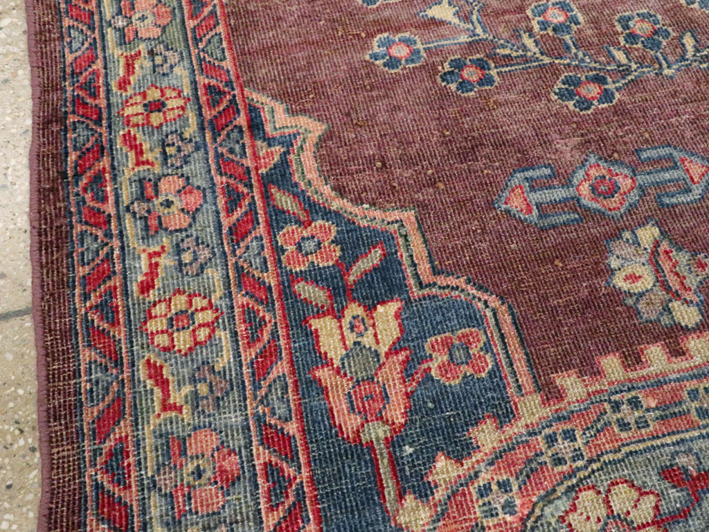 Antique Persian Mahal Rug, No.12911 - Galerie Shabab