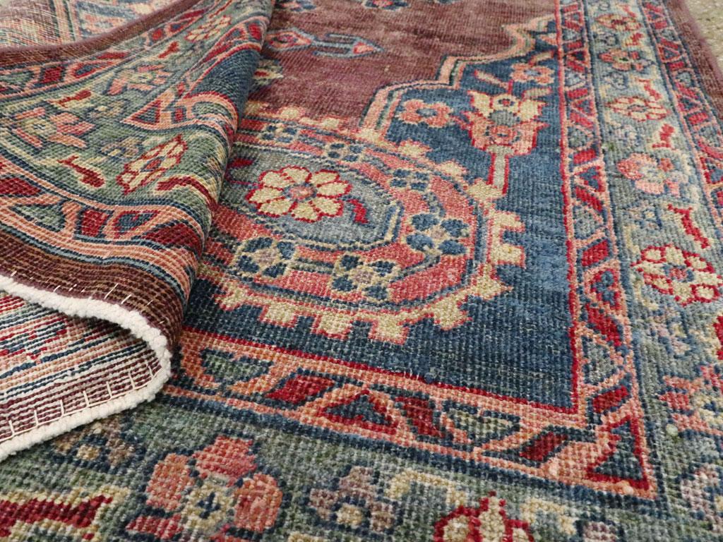 Antique Persian Mahal Rug, No.12911 - Galerie Shabab