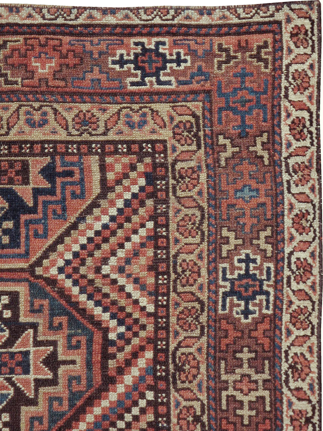 Antique Persian Kurdish Rug, No.12915 - Galerie Shabab