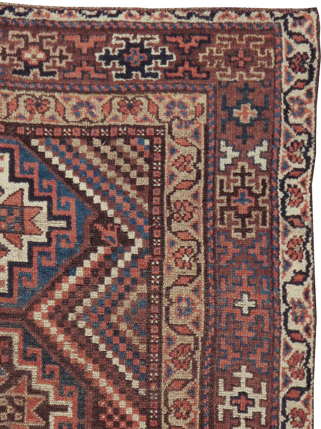 Antique Persian Kurdish Rug, No.12915 - Galerie Shabab