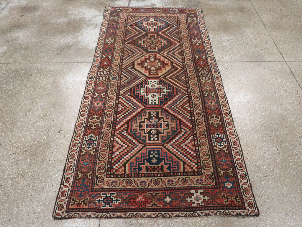Antique Persian Kurdish Rug, No.12915 - Galerie Shabab