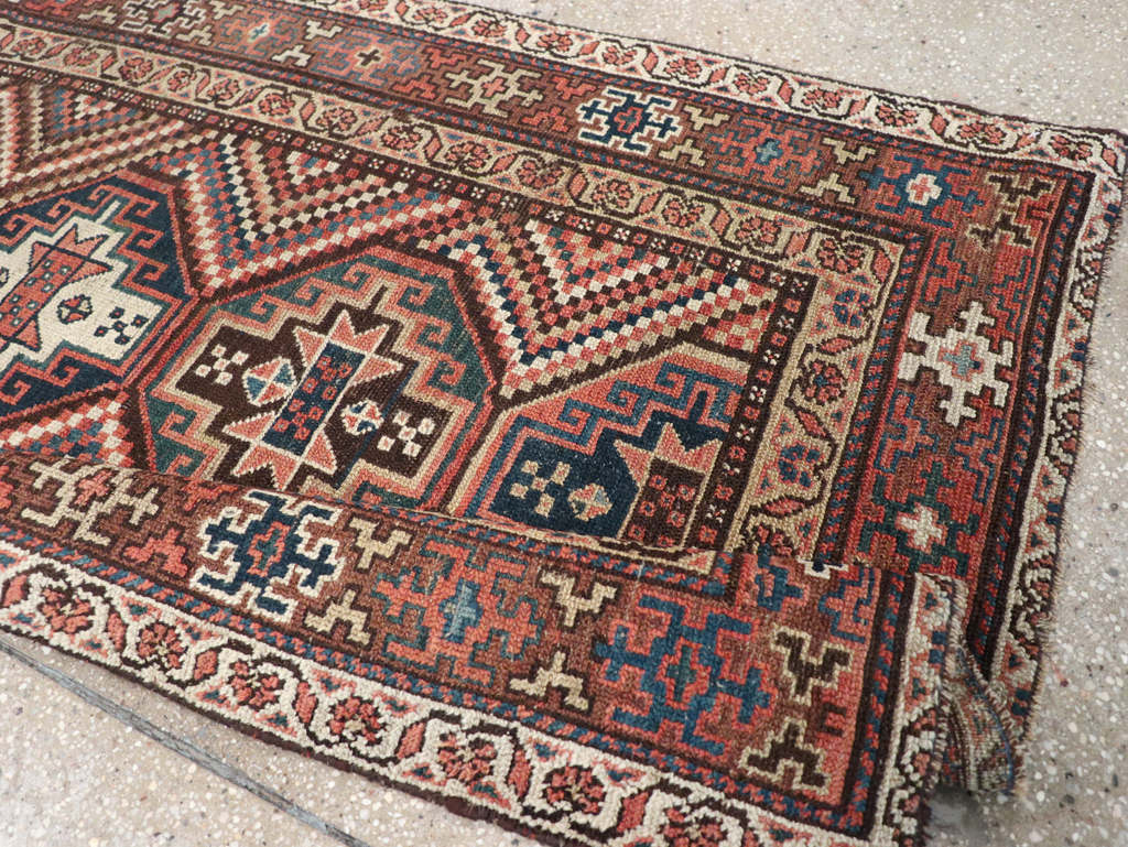 Antique Persian Kurdish Rug, No.12915 - Galerie Shabab