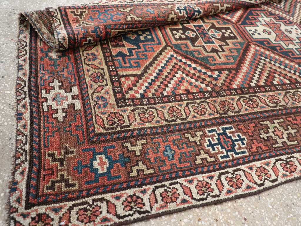 Antique Persian Kurdish Rug, No.12915 - Galerie Shabab