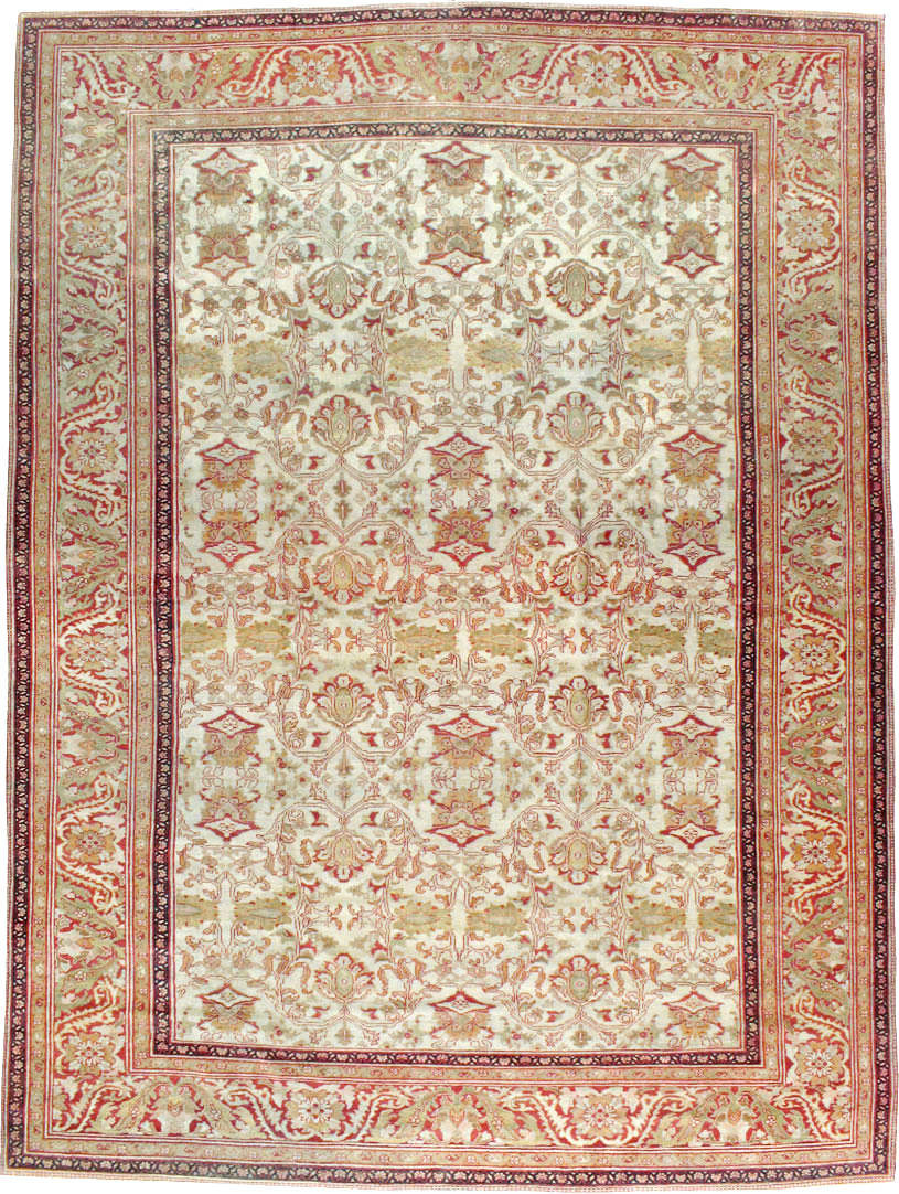 Antique Persian Sultanabad Carpet, No.12940 - Galerie Shabab