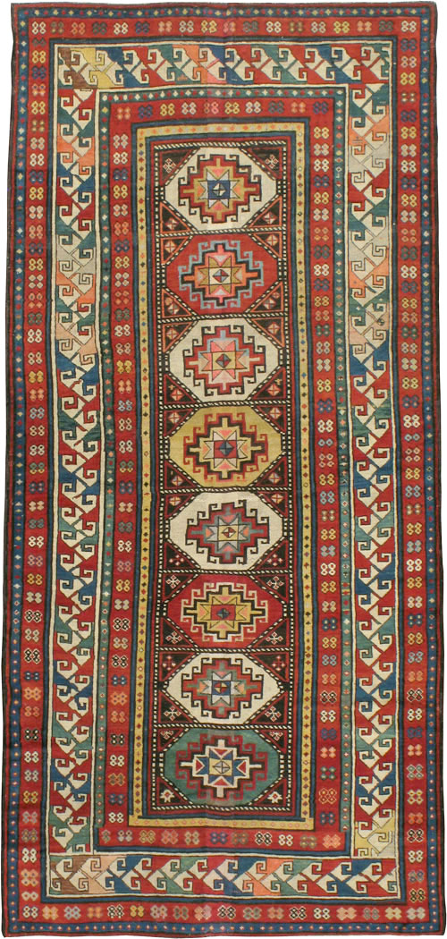 Antique Caucasian Shirvan Rug, No.12955 - Galerie Shabab