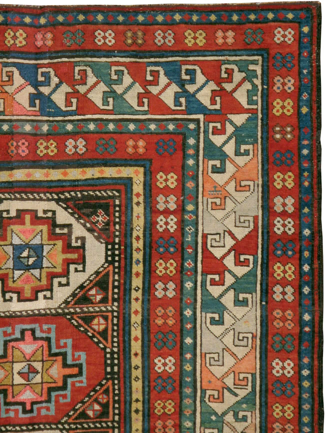 Antique Caucasian Shirvan Rug, No.12955 - Galerie Shabab