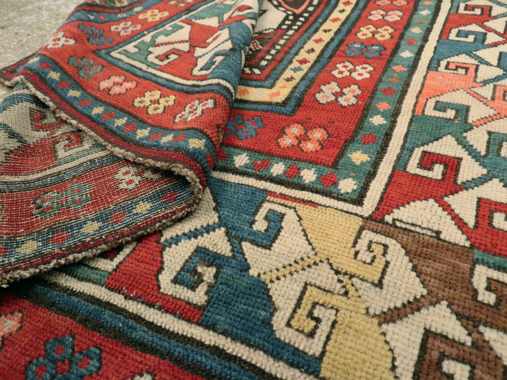 Antique Caucasian Shirvan Rug, No.12955 - Galerie Shabab
