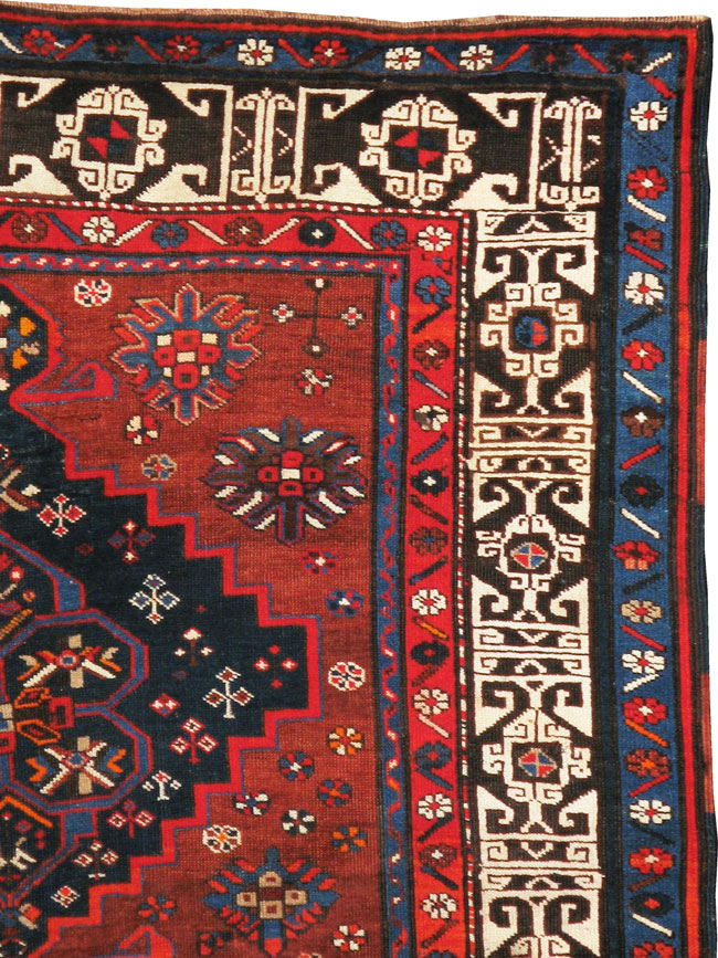 Antique Caucasian Shirvan Rug, No.12961 - Galerie Shabab