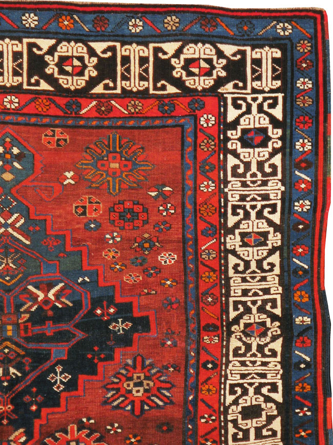 Antique Caucasian Shirvan Rug, No.12961 - Galerie Shabab