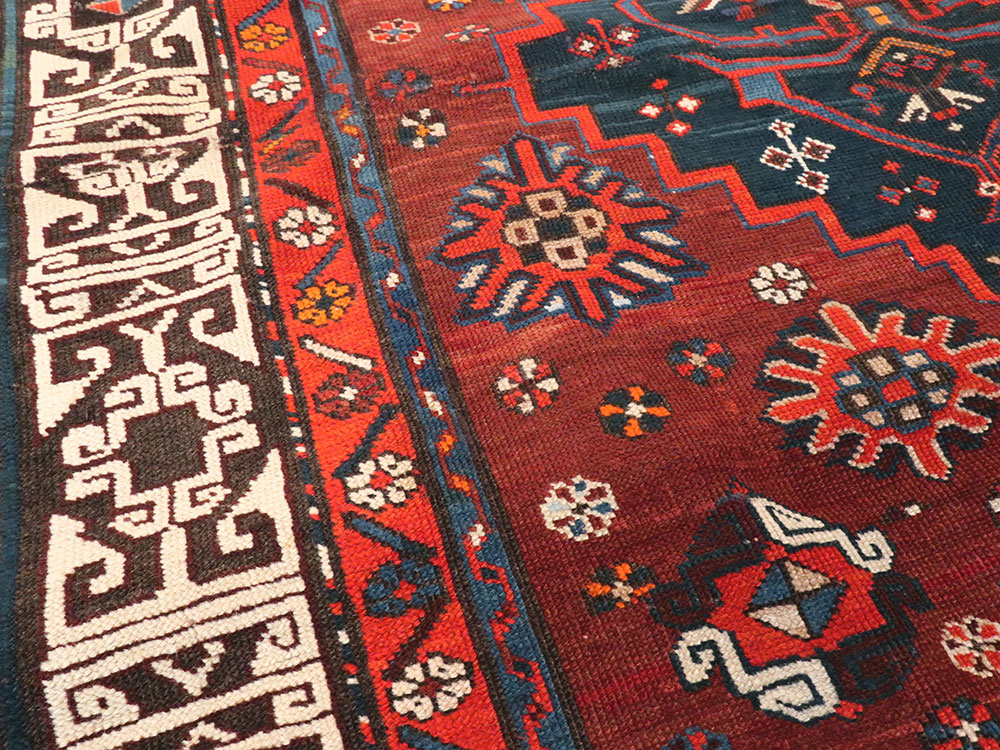 Antique Caucasian Shirvan Rug, No.12961 - Galerie Shabab