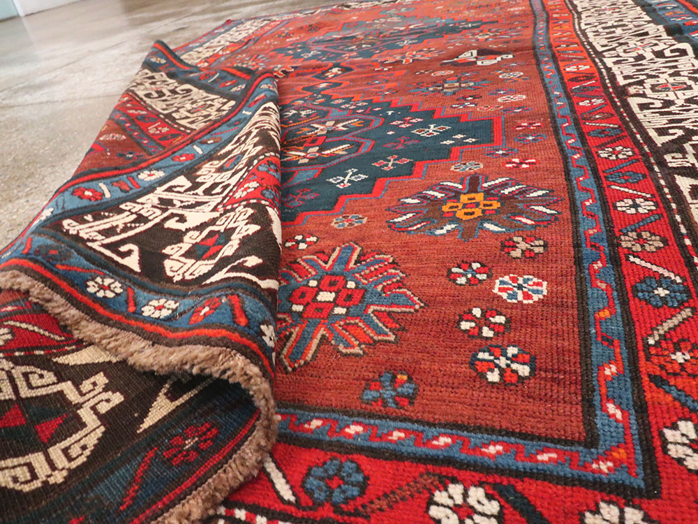 Antique Caucasian Shirvan Rug, No.12961 - Galerie Shabab