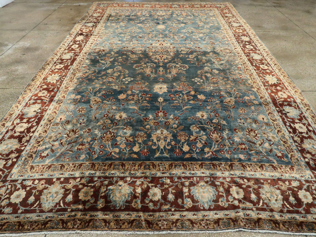 Vintage Persian Lavar Kerman Rug, No.13003 - Galerie Shabab