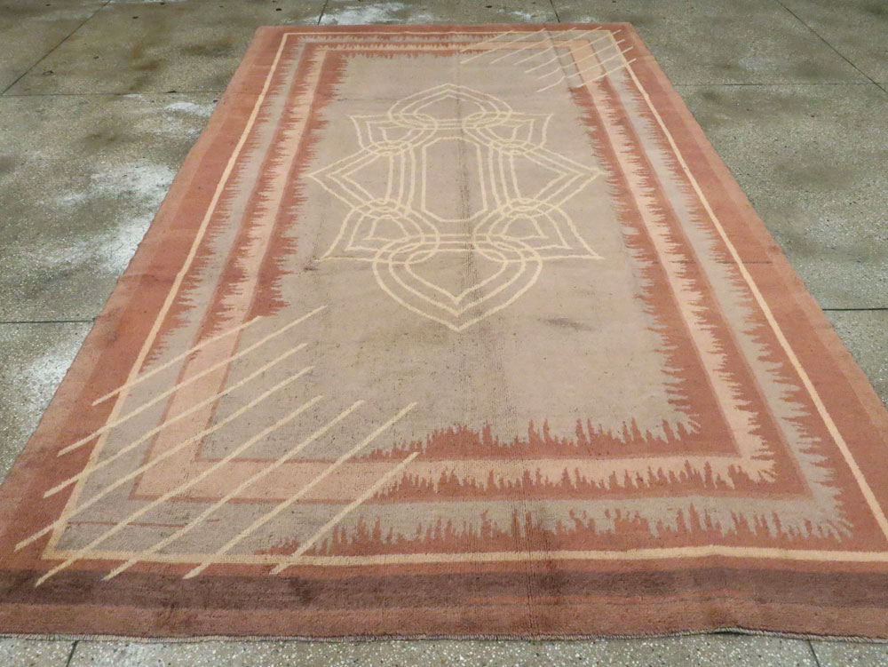 Vintage Art Deco Rug, No.13021 - Galerie Shabab