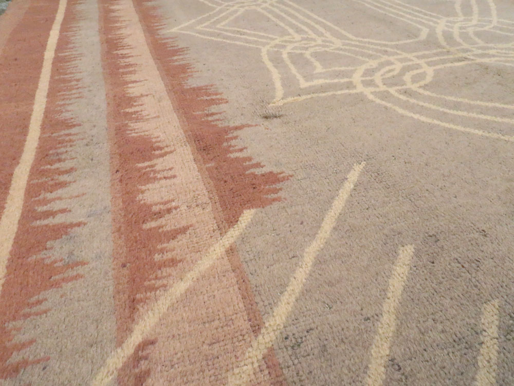 Vintage Art Deco Rug, No.13021 - Galerie Shabab