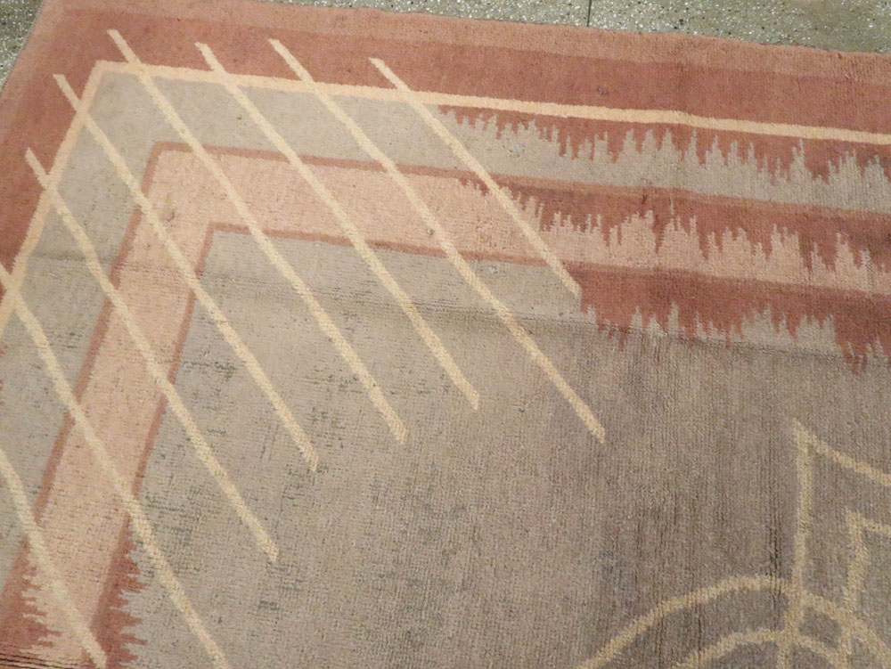 Vintage Art Deco Rug, No.13021 - Galerie Shabab