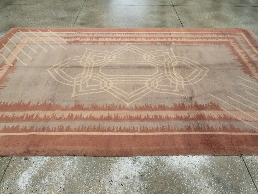 Vintage Art Deco Rug, No.13021 - Galerie Shabab