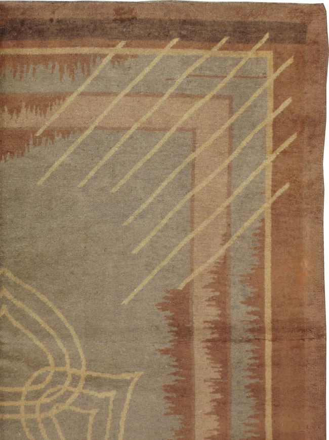 Vintage Art Deco Rug, No.13021 - Galerie Shabab