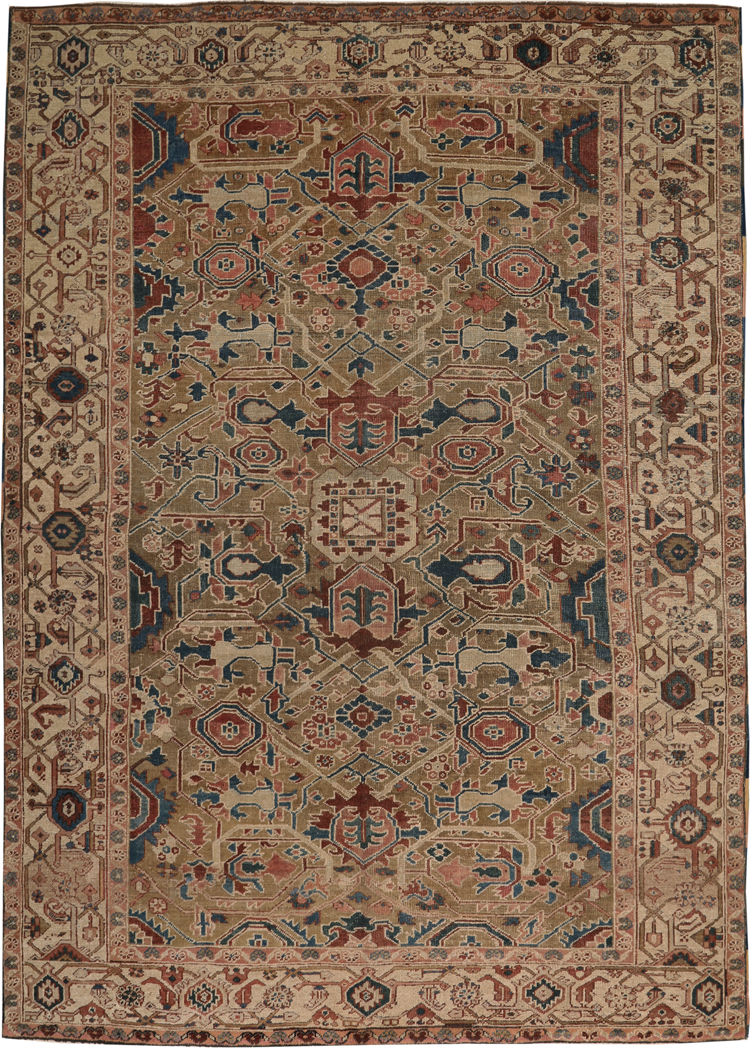 Antique Persian Heriz Rug, No.13050 - Galerie Shabab