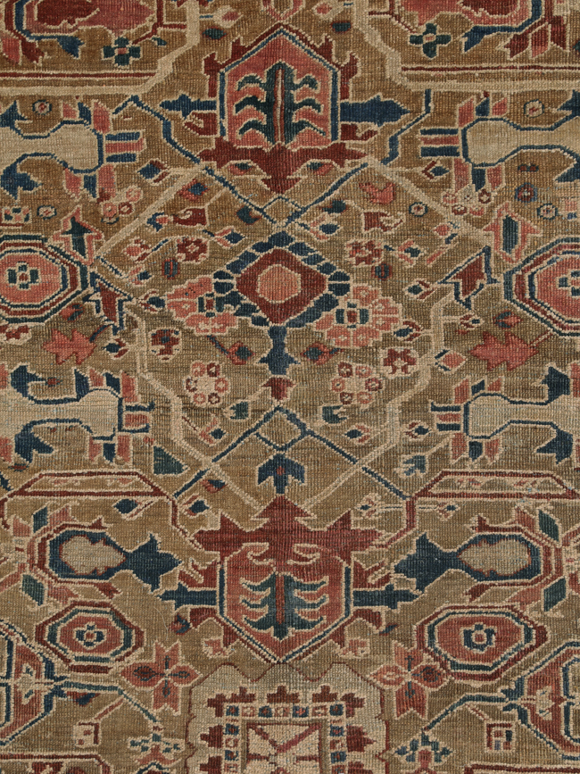 Antique Persian Heriz Rug, No.13050 - Galerie Shabab