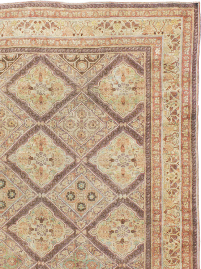 Antique Persian Tabriz Rug, No.13055 - Galerie Shabab