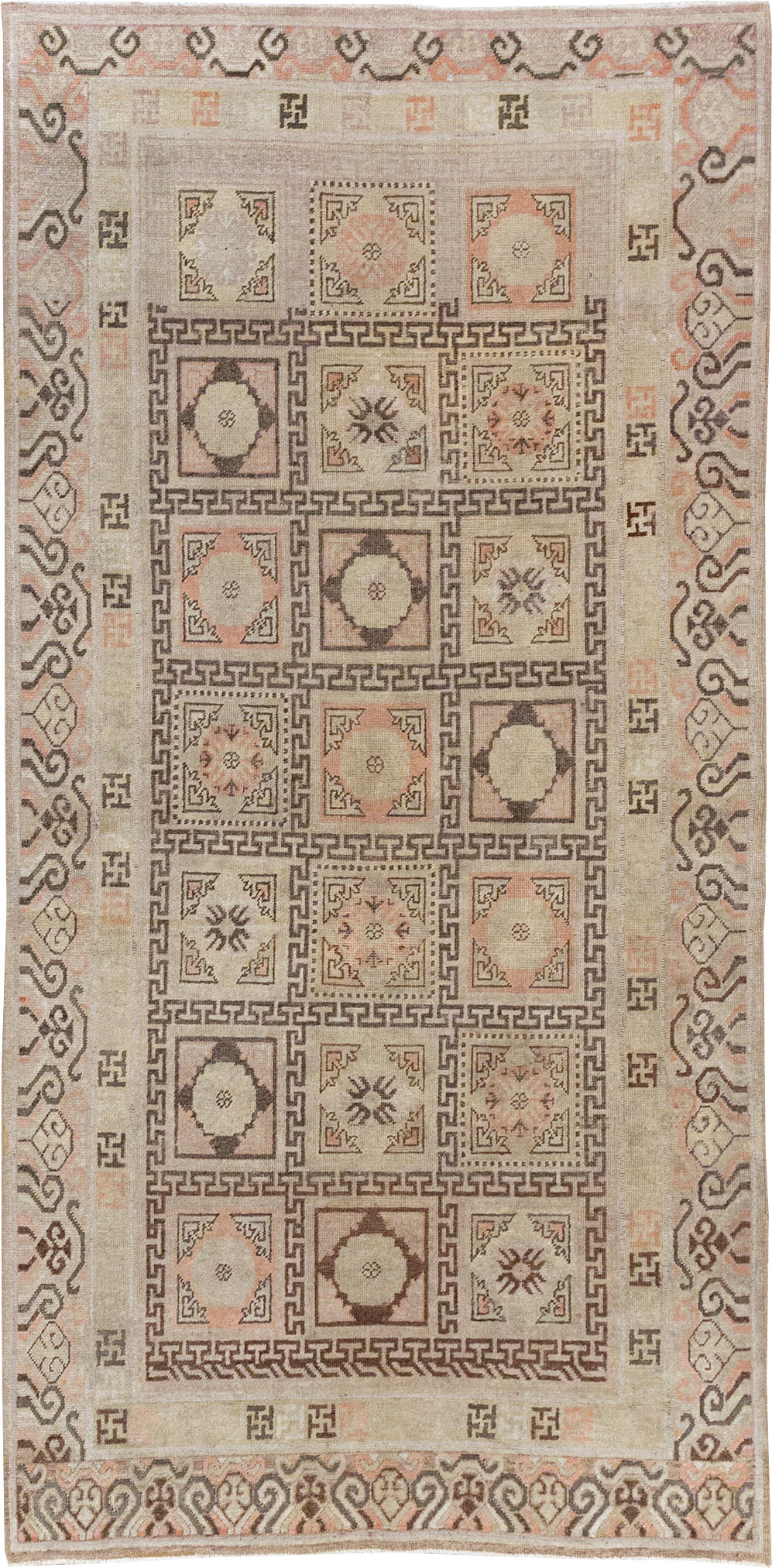 Antique East Turkestan Khotan Gallery Rug, No.13063 - Galerie Shabab