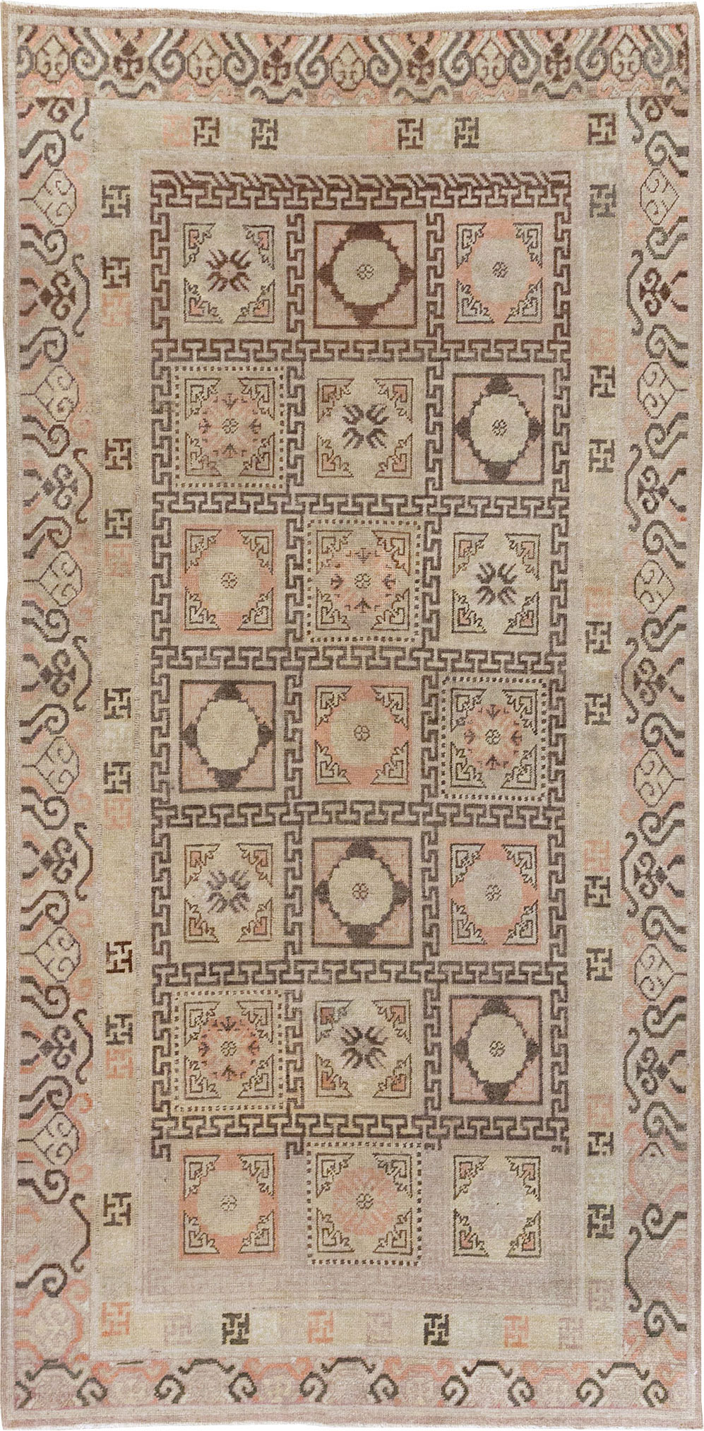 Antique East Turkestan Khotan Gallery Rug, No.13063 - Galerie Shabab