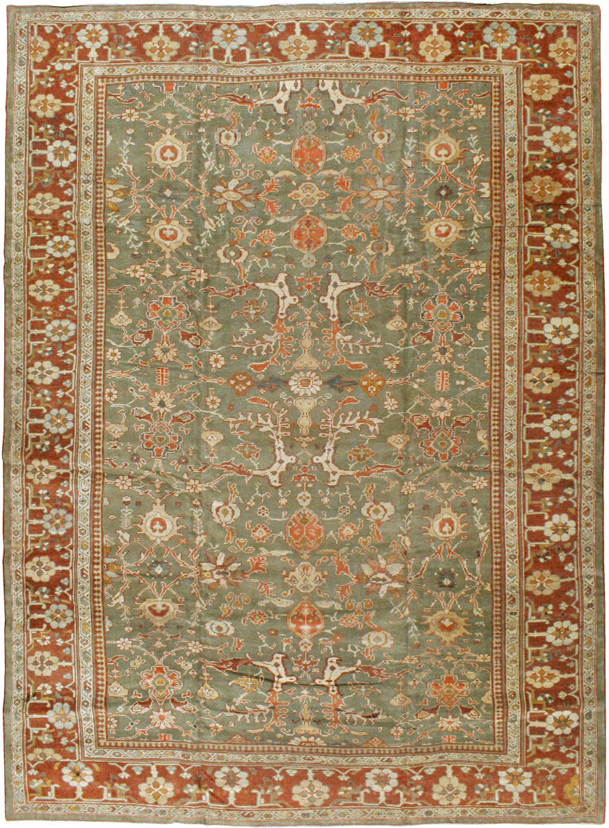 Antique Persian Sultanabad Rug, No.13076 - Galerie Shabab