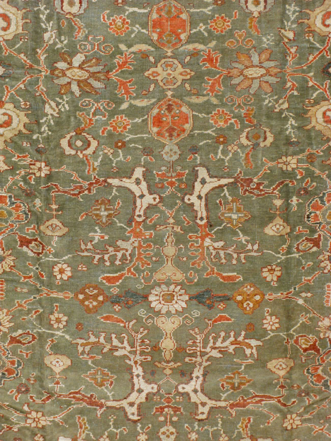 Antique Persian Sultanabad Rug, No.13076 - Galerie Shabab