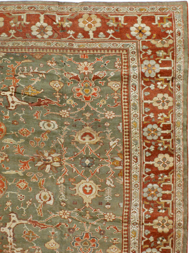 Antique Persian Sultanabad Rug, No.13076 - Galerie Shabab