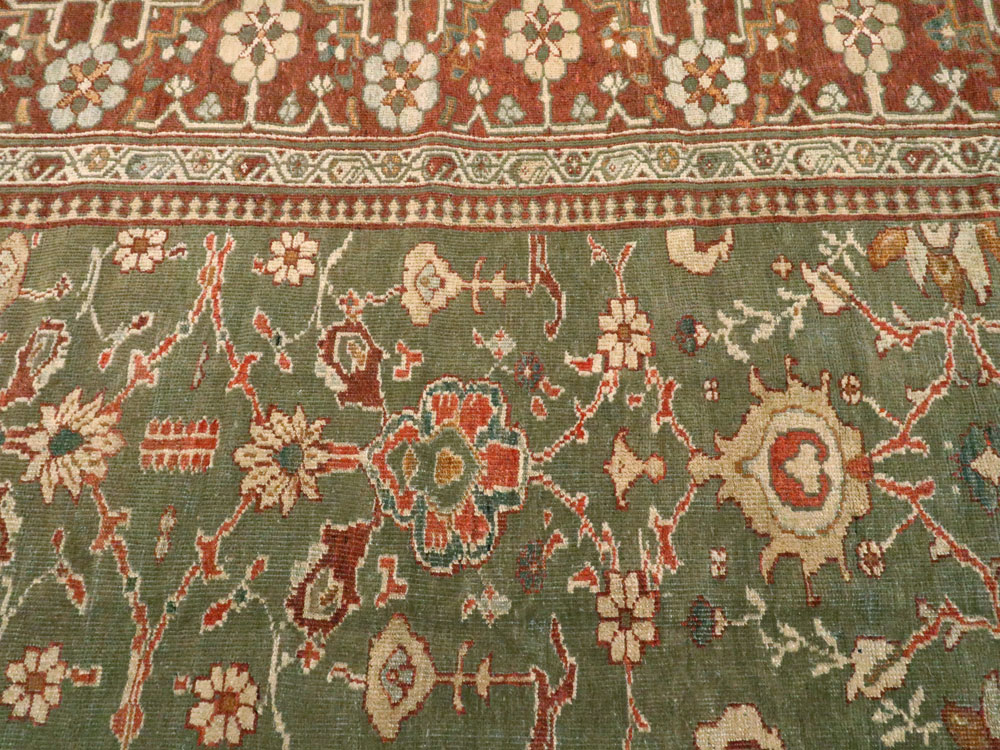 Antique Persian Sultanabad Rug, No.13076 - Galerie Shabab