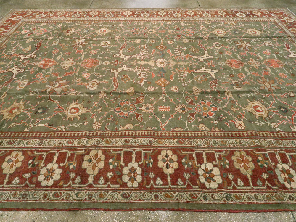 Antique Persian Sultanabad Rug, No.13076 - Galerie Shabab