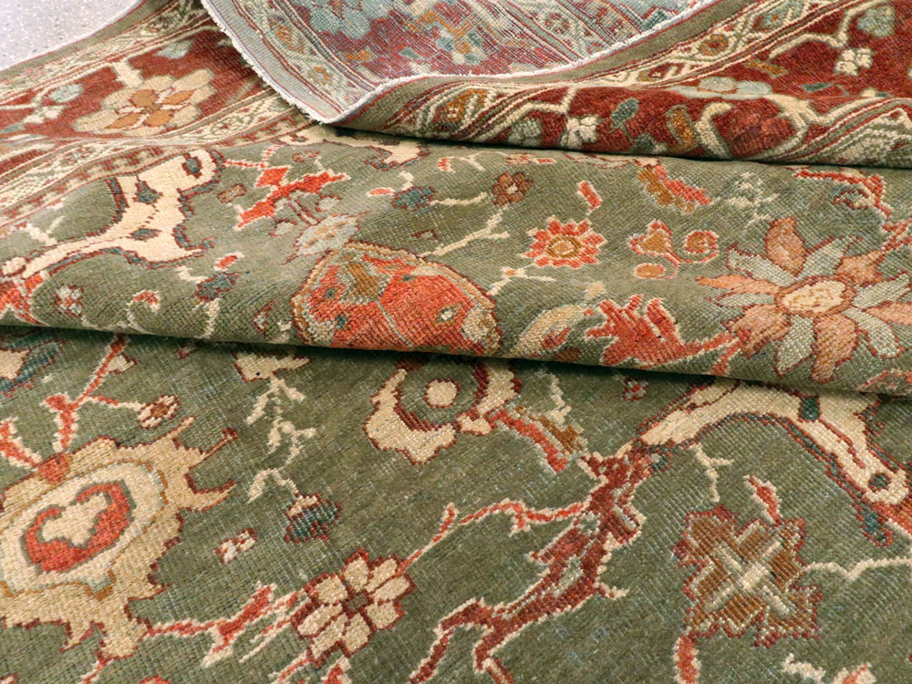 Antique Persian Sultanabad Rug, No.13076 - Galerie Shabab