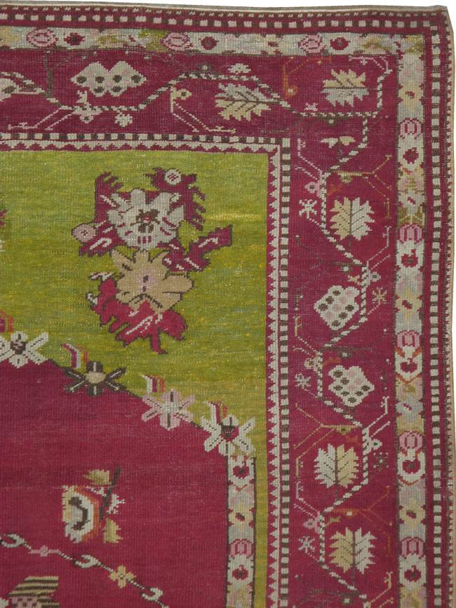 Antique Ghiordes Carpet, No.13080 - Galerie Shabab