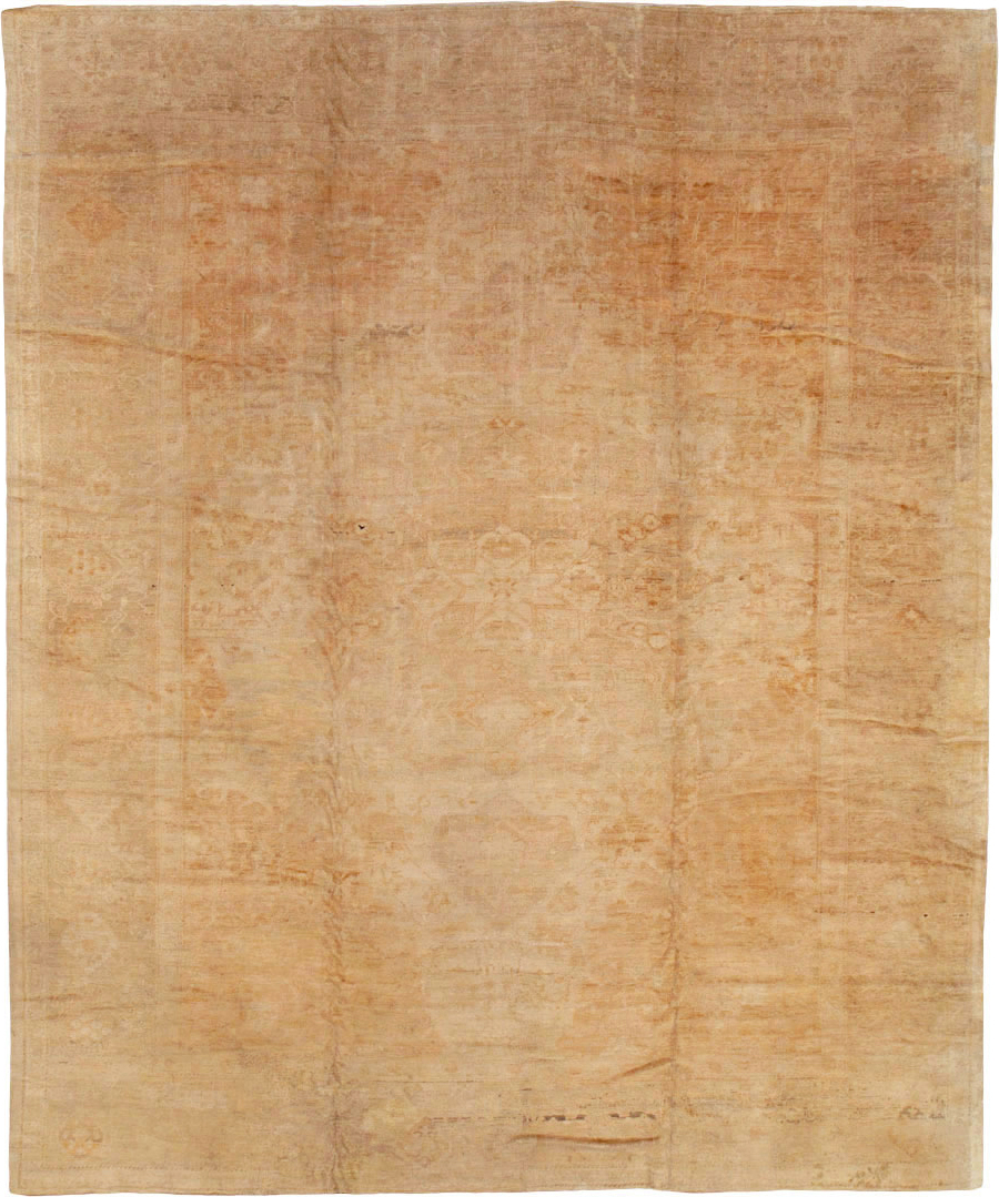 Antique Turkish Oushak Rug, No.13083 - Galerie Shabab