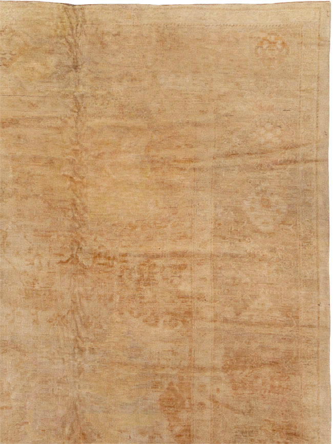 Antique Turkish Oushak Rug, No.13083 - Galerie Shabab