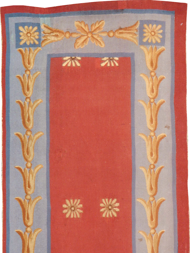 Vintage French Aubusson Runner, No.13097 - Galerie Shabab