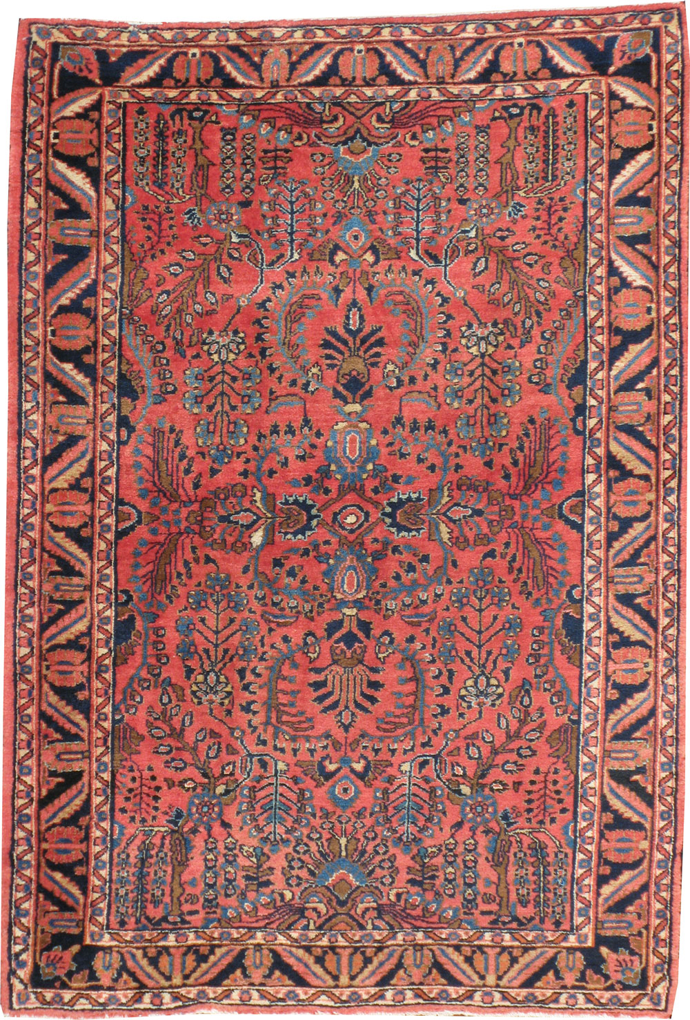 Antique Persian Sarouk Mohajeran Rug, No.13100 - Galerie Shabab